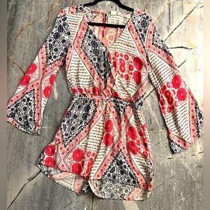 Roxy women’s long sleeve short jumpsuit